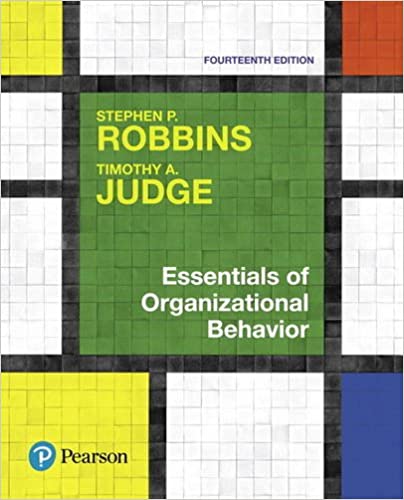 Essentials of Organizational Behavior (14th Edition) BY Robbins - Orginal Pdf